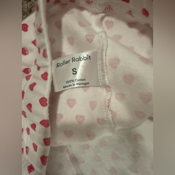Roller RabbitPink Heart Print S - Picture 3 of 3